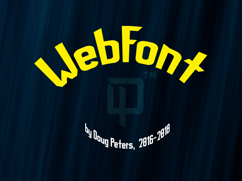 WebFont by DP (Created 2016 - 2018)